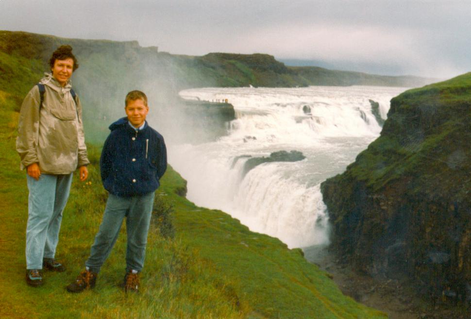 Am Gullfoss in Island (18.08.1997 / WF)
