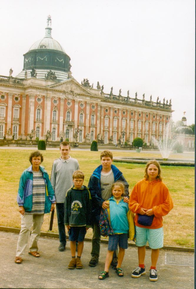 Neues Palais im Park von Schloss Sanssouci in Potsdam (24.06.2000 / WF)
