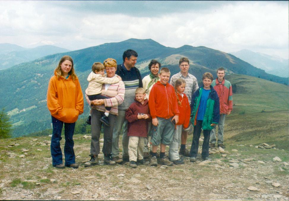 Mit Familie Froelig auf dem Palnock (31.05.2002 / WF)