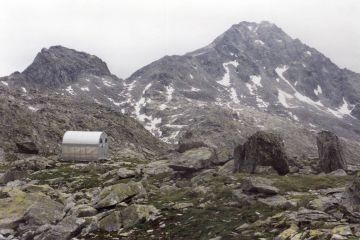 Reißeck-Höhenweg: Kaponigtörl-Biwakschachtel mit Tristenspitze (2929 m) (30.06.2002 / WF)