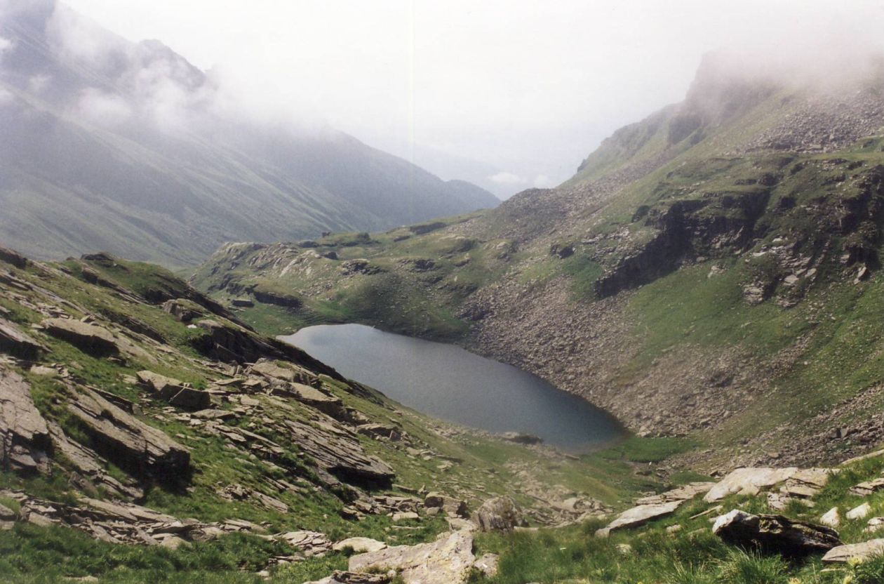 Rossalmsee im Hintereggengraben in der Reißeckgruppe in Kärnten (01.07.2002 / WF)